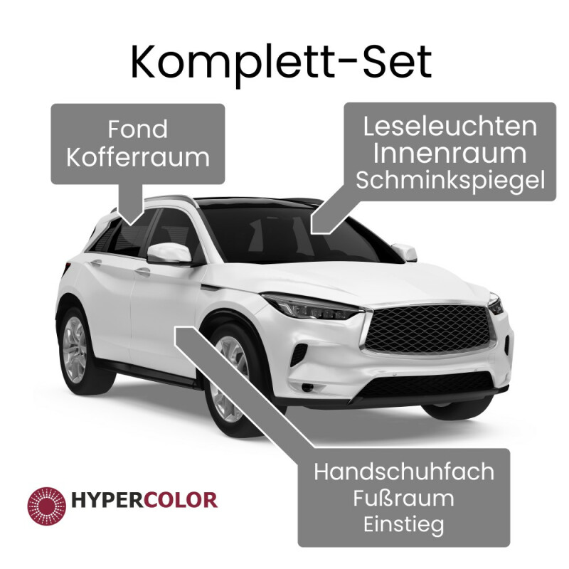 IYC - LED Innenraumbeleuchtung SET für Audi A3 8PA Sportback - Cool-White