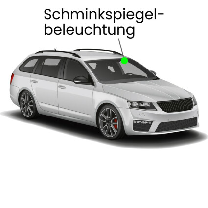 Schminkspiegel LED Lampe für Audi A4 B8/8K Avant