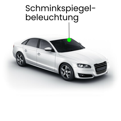 Makeup mirrors LED lighting for Audi A7 4G Sportback