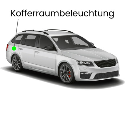 Kofferraum LED Lampe f&uuml;r BMW 5er E61 Touring
