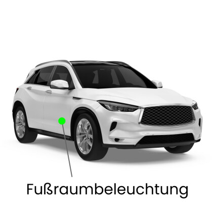 Fußraum LED Lampe für Audi A3 8PA mit Lichtpaket