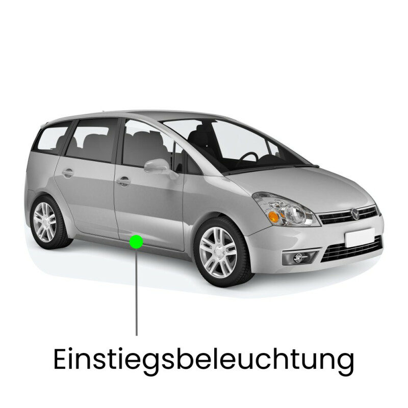 Einstiegsbeleuchtung mit eigenem Logo für VW Golf 8 (2 Stück