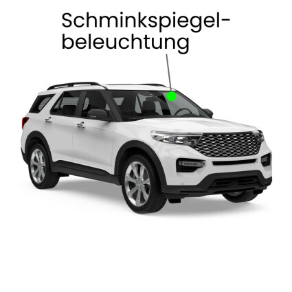 Schminkspiegel LED Lampe für Hyundai Santa Fe (Typ DM)