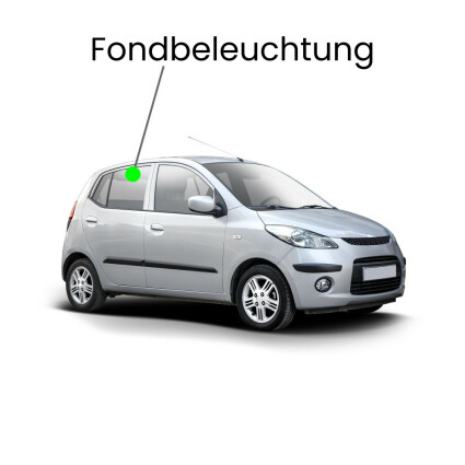 Fondbeleuchtung LED Lampe für Mazda 2 (Typ DE)