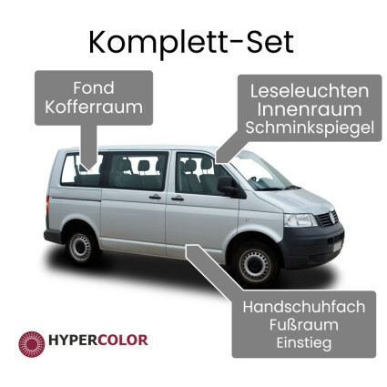 LED interior lights set for VW T5 Multivan