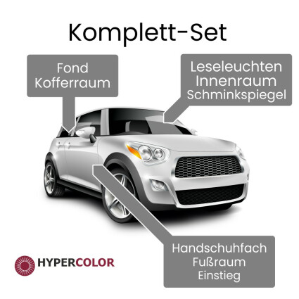 LED Innenraumbeleuchtung Komplettset für Mini R56 Cooper, Cooper D, S, SD und JCW