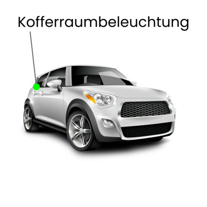 Trunk LED lighting for Mini R59 Roadster Cooper, Cooper S, SD und JCW