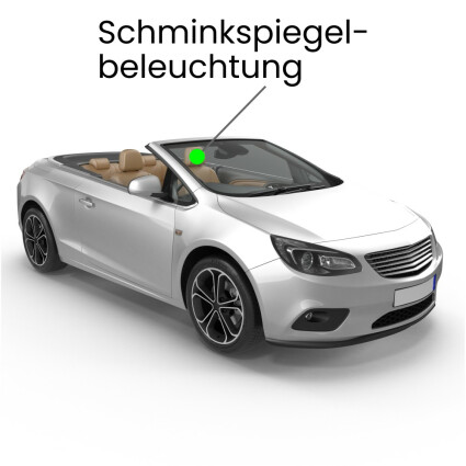 Schminkspiegel LED Lampe für Audi A4 B6/8E Cabrio