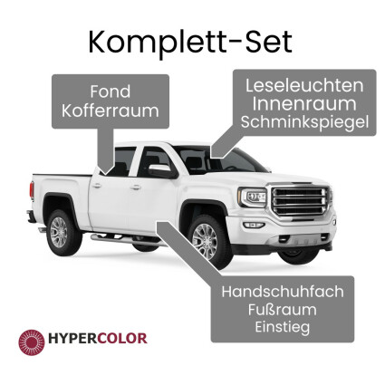 LED Innenraumbeleuchtung Komplettset für Mitsubishi L200 (5. Generation)