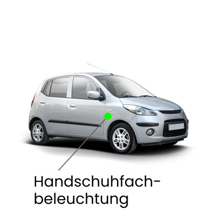 Glove box LED lighting for Hyundai i10 third generation (Typ AC3/AI3)