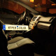 Front interior LED lighting for Seat Arona without Car Alarm